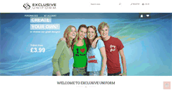 Desktop Screenshot of exclusiveuniform.com
