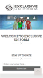Mobile Screenshot of exclusiveuniform.com